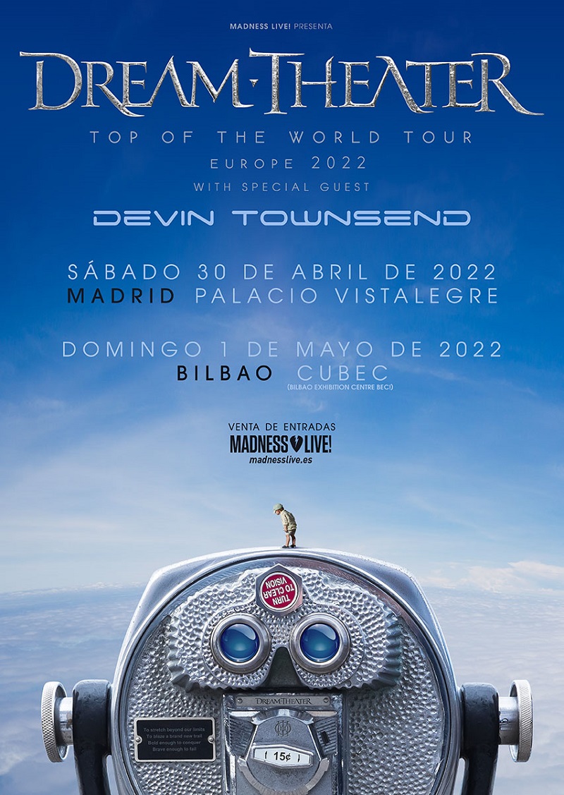 Dream Theater: conciertos en Madrid y Bilbao en 2022 - MERCADEO POP