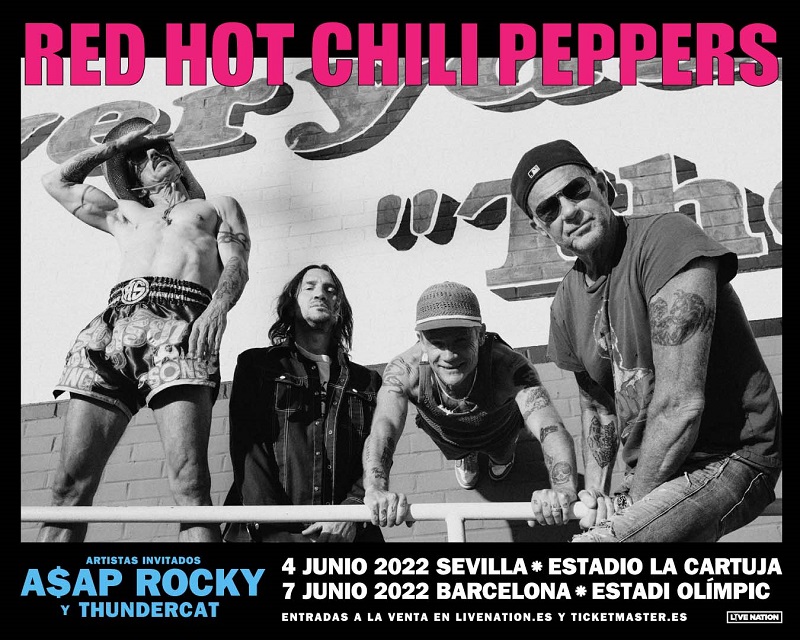 red hot chili peppers entradas