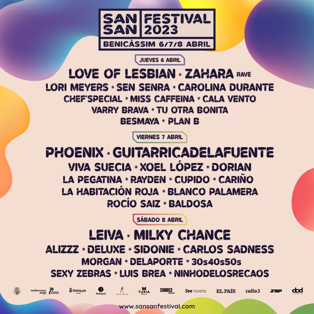 sansan festival 2023 cartel